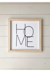 Doğal Ahşap Kenarlı Home Duvar Dekoru Salon Oturma Yatak Çocuk Odası için Tablo Seti