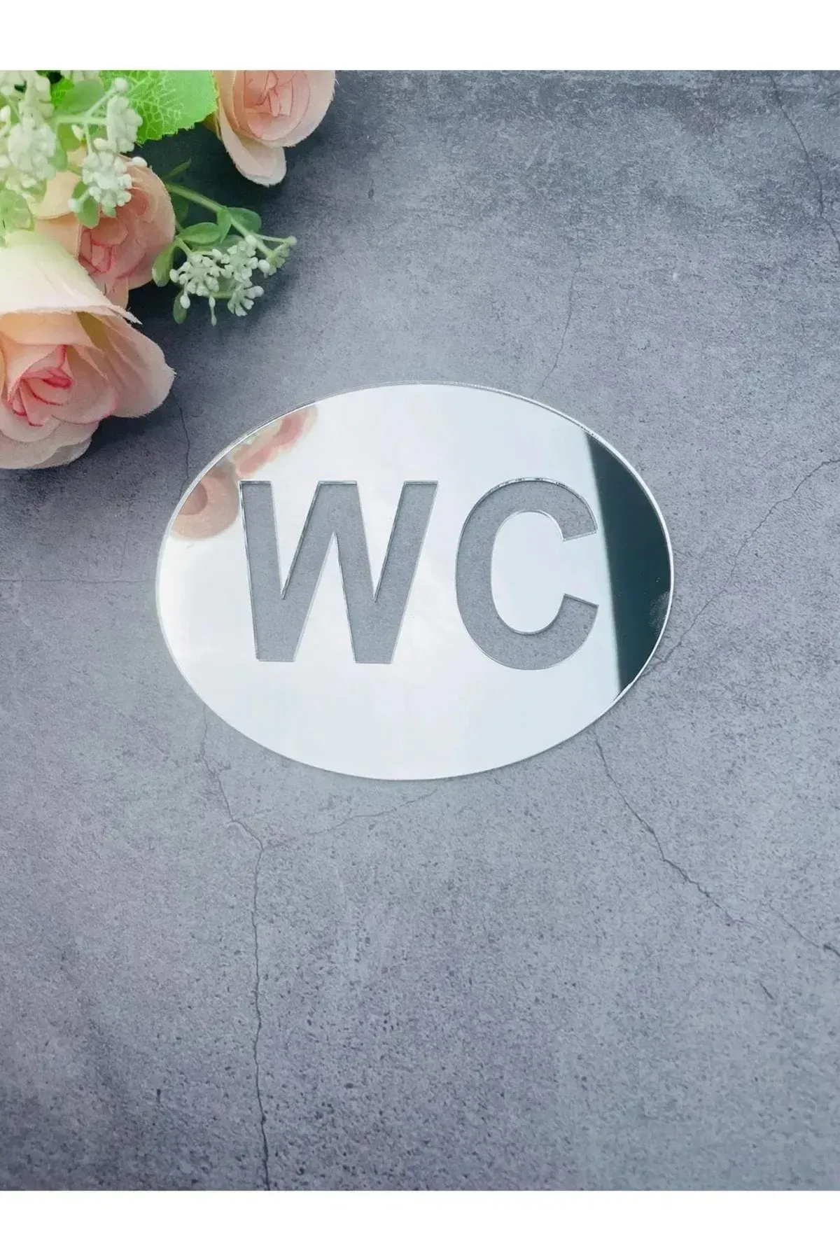 Pleksi Wc Levhası Tabelası Kapı Yönlendirme Tuvalet Lavabo Duvar Dekoru Kapı Süsü