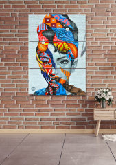 3 Parça Modern Kadın Duvar Dekoru Salon Oturma Yatak Odası Ofis Antre için Tablo Seti